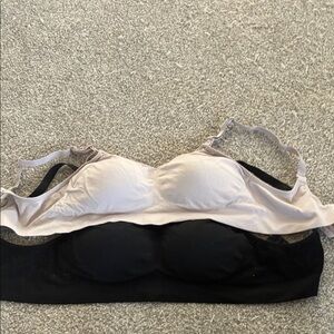 Maternity Bras Black and Cream Bras